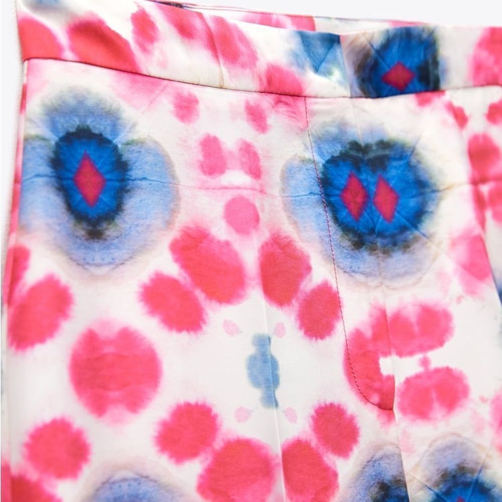 ZARA FLOWY PRINTED PANTS - Picture 3 of 7